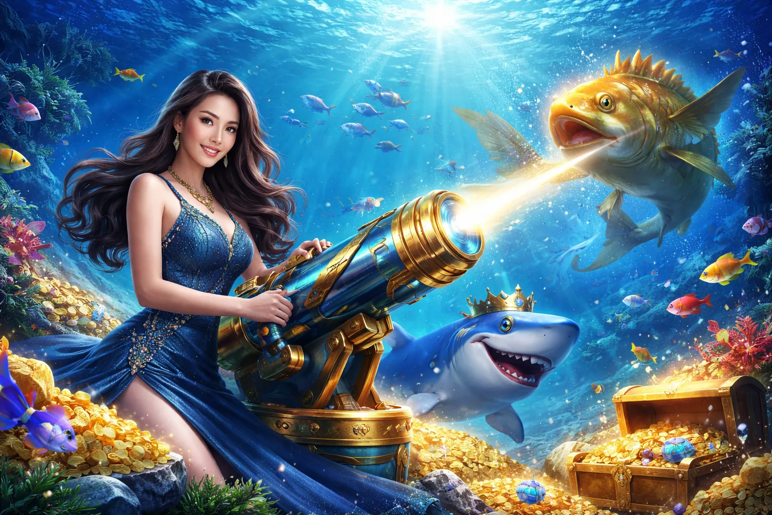 Thế giới bắn cá 33vin với đồ họa sống động