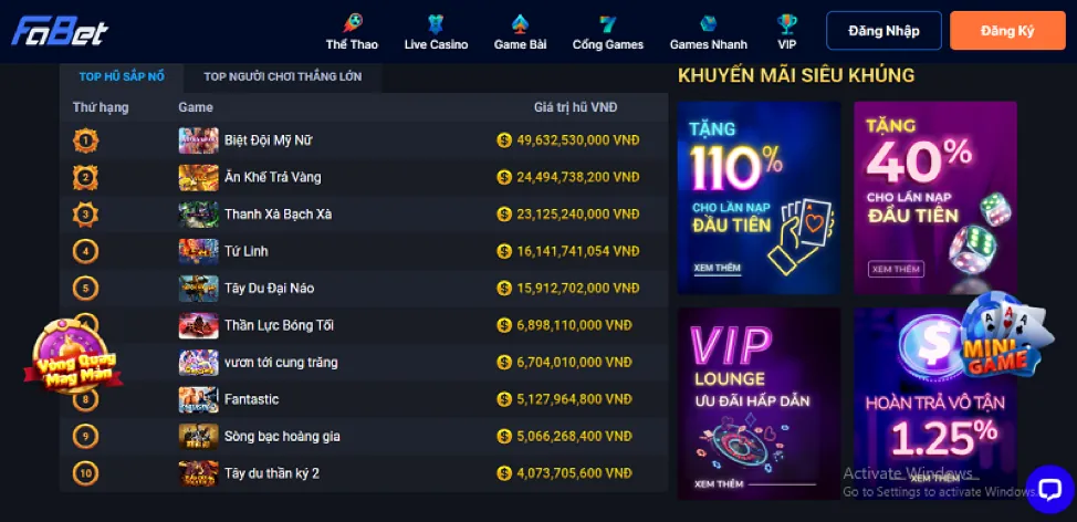 Cá cược Esports tại 33vin